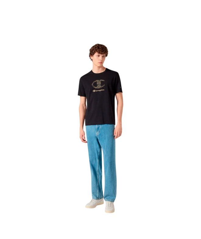 Camiseta Champion Crewneck Hombre Negro