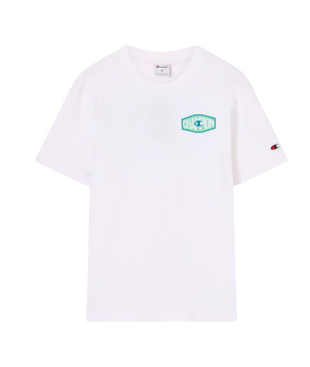 Camiseta Champion Crewneck Hombre Blanco