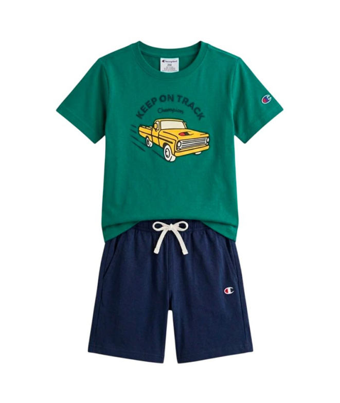 Conjunto Champion Set Niño Verde