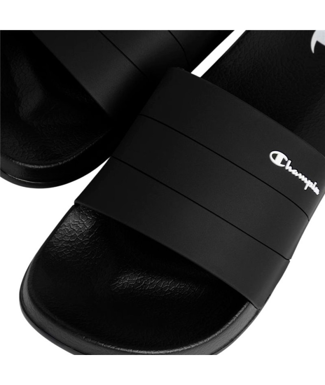 Tongs noires Champion All American Slide Homme