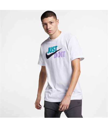 T-shirt Nike NSW Just Do It Swoosh blanc Homme