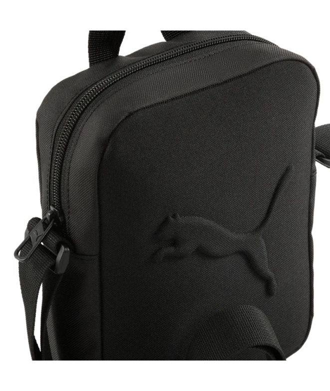 Mochila portátil Puma Buzz Homem preta.