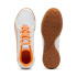 Chaussures Futsal Homme Puma Pressing IV Blanc/Orange pailleté/Argent vif