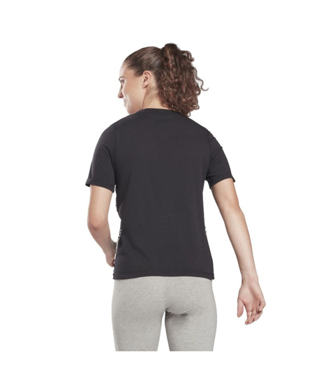 Camiseta preta Reebok Tape Pack