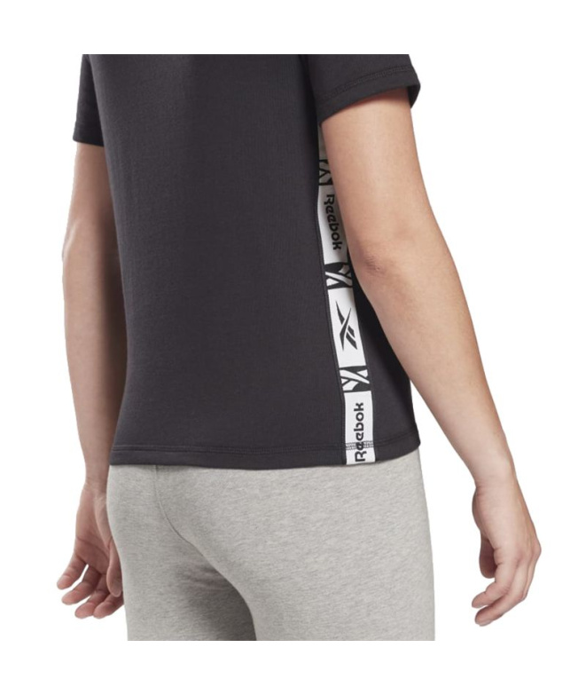 T-shirt noir Reebok Tape Pack Tee W
