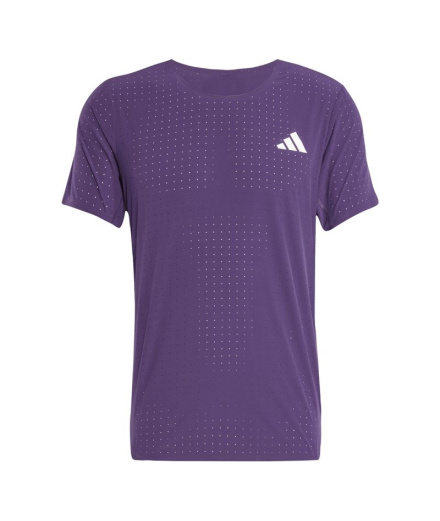 Camiseta de Running adidas Adizero Hombre Ciruela