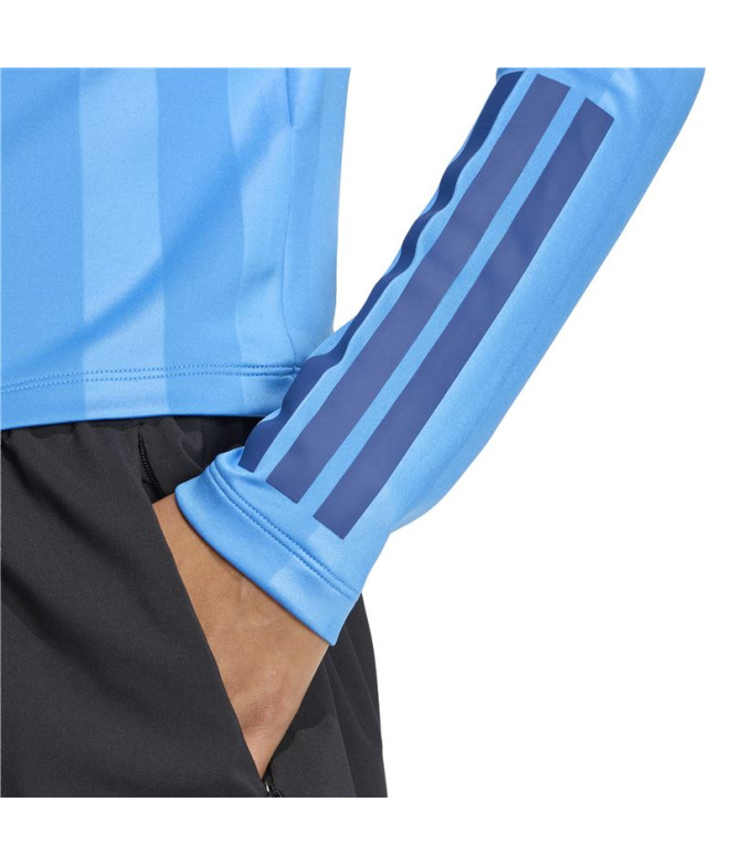 Veste Fitness Femme adidas Q2 Hyg 1/4 Zip bleue