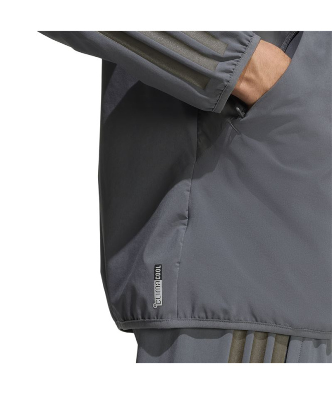 Veste Homme adidas Tiro Tch Fz Gris/Couleur