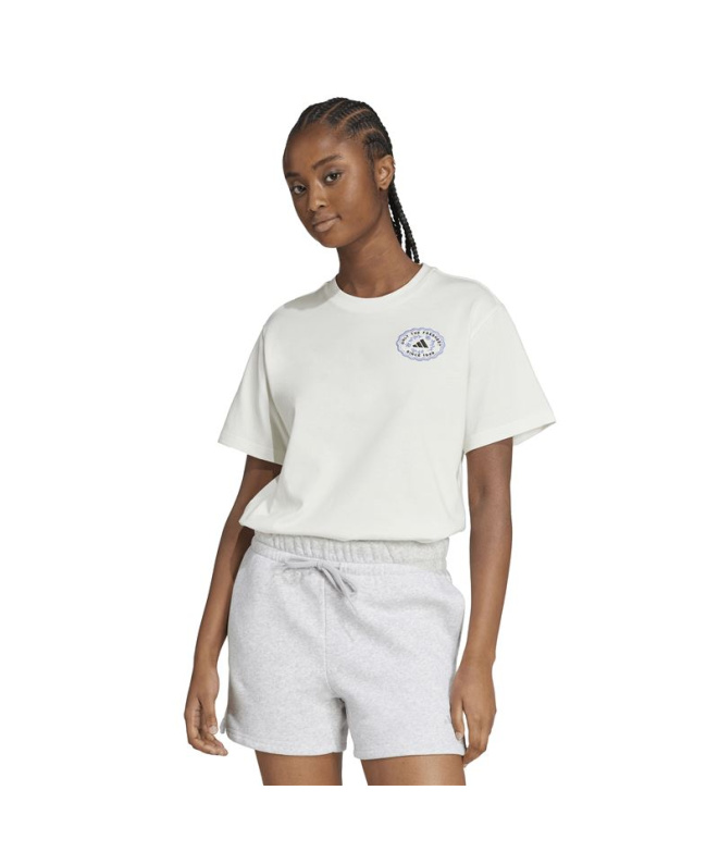 Camiseta Mulher bege adidas Farmmkt