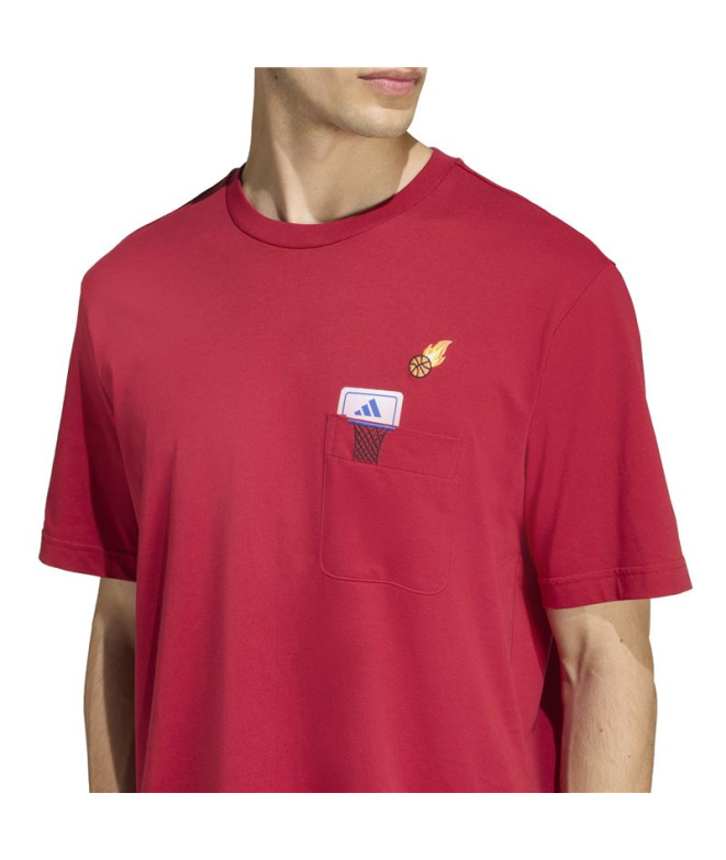 Camiseta de basquete Homem adidas Mini Maract