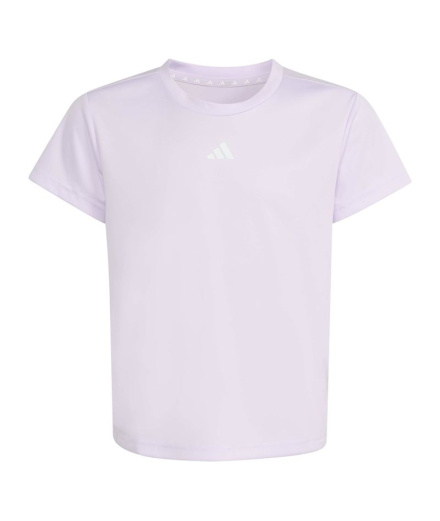 Camiseta de Fitness adidas Jg Tr-Es Niña Lila/Blanco