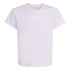 T-shirt Fitness adidas Jg Tr-Es pour Fille , lilas/blanc