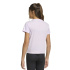 Camiseta de Fitness adidas Jg Tr-Es Niña Lila/Blanco
