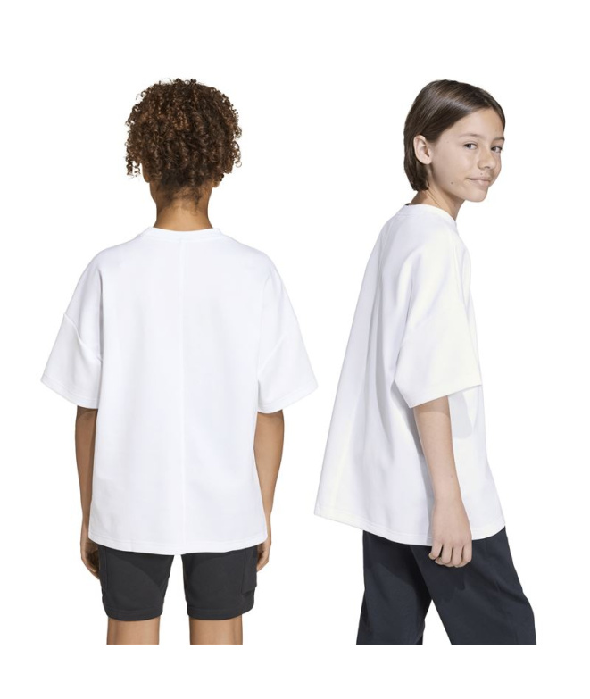 T-shirt Enfant adidas Fi Ovsz blanc/noir
