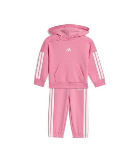Chándal adidas 3 Bandas Fl Hd Jog Infantil Fusros/Blanco