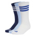 Meias adidas 3- Meias Ess Crw 3P Azul Escuro/Branco/Azul