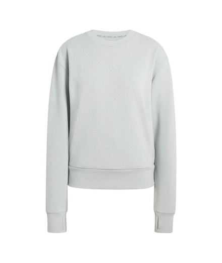 Moletom Mulher adidas D4T Knit Crew para Fitness Sama