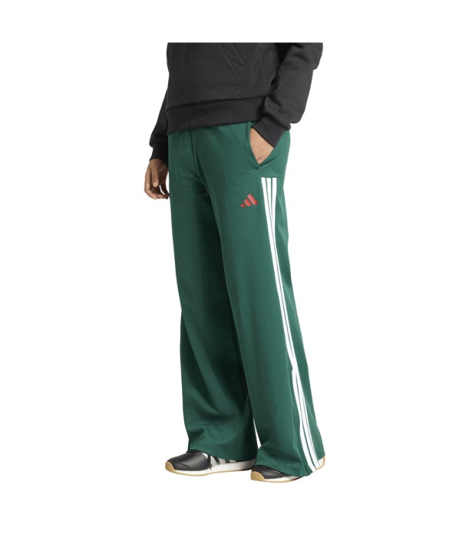 Calça Mulher adidas Her, cor Drkgrn/Escmej/Branca