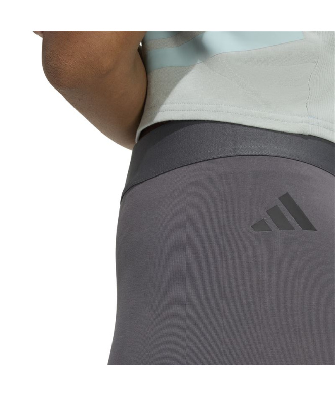 Malhas Mulher adidas Fi 3 Stripes cinza