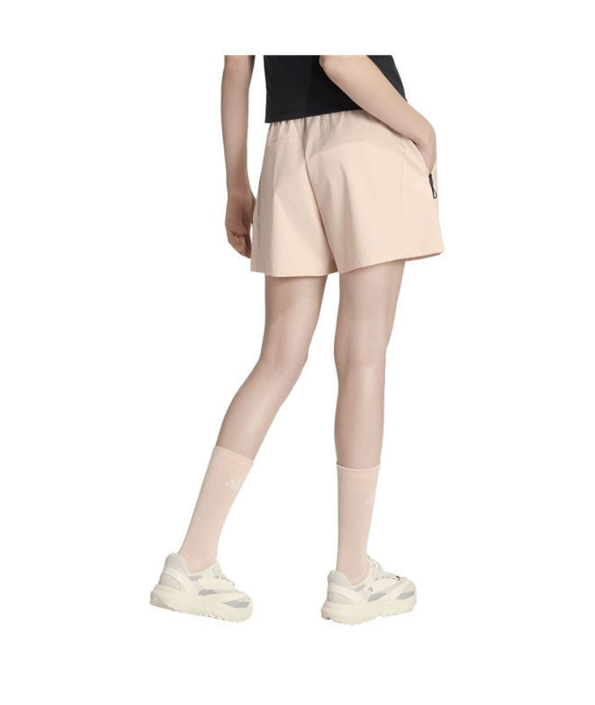 Pantalons rose adidas ZNE Wv Sh Femme