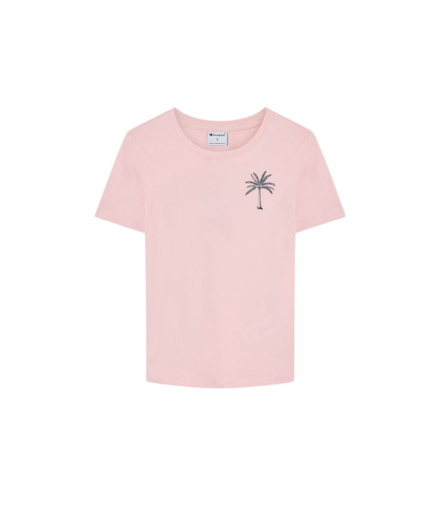 Camiseta Champion Ss Mujer Fucsia