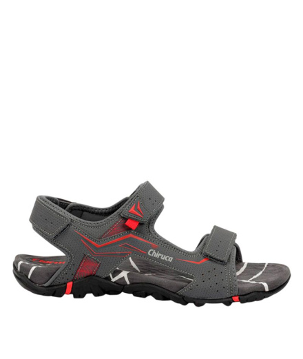Chaussures Montagne Homme Chiruca Jerez 09, grises et rouges
