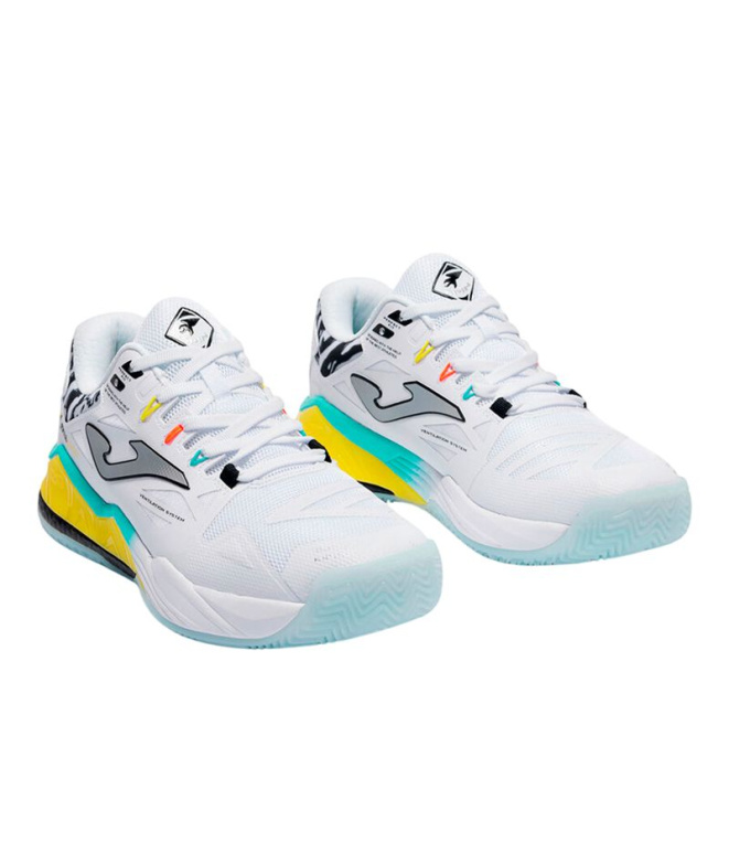 Sapatilhas Pádel Homem Joma Spin 2602 brancos