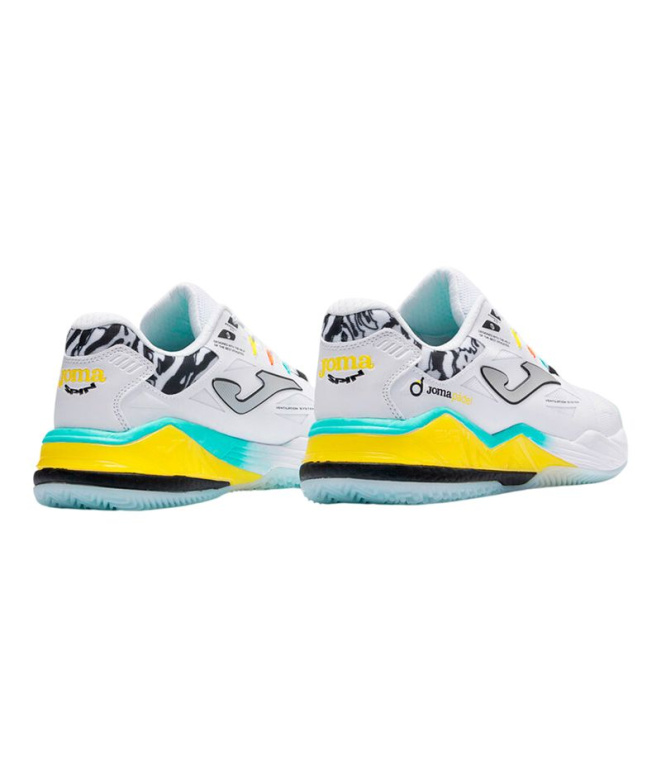 Sapatilhas Pádel Homem Joma Spin 2602 brancos