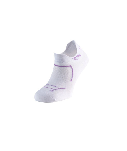 Chaussettes Running Lurbel Race Two blanches/lilas