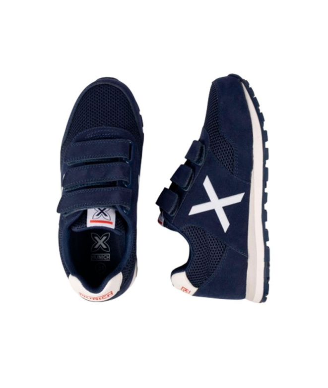 Chaussures bleues Enfant Munich Dash Kid Vco...