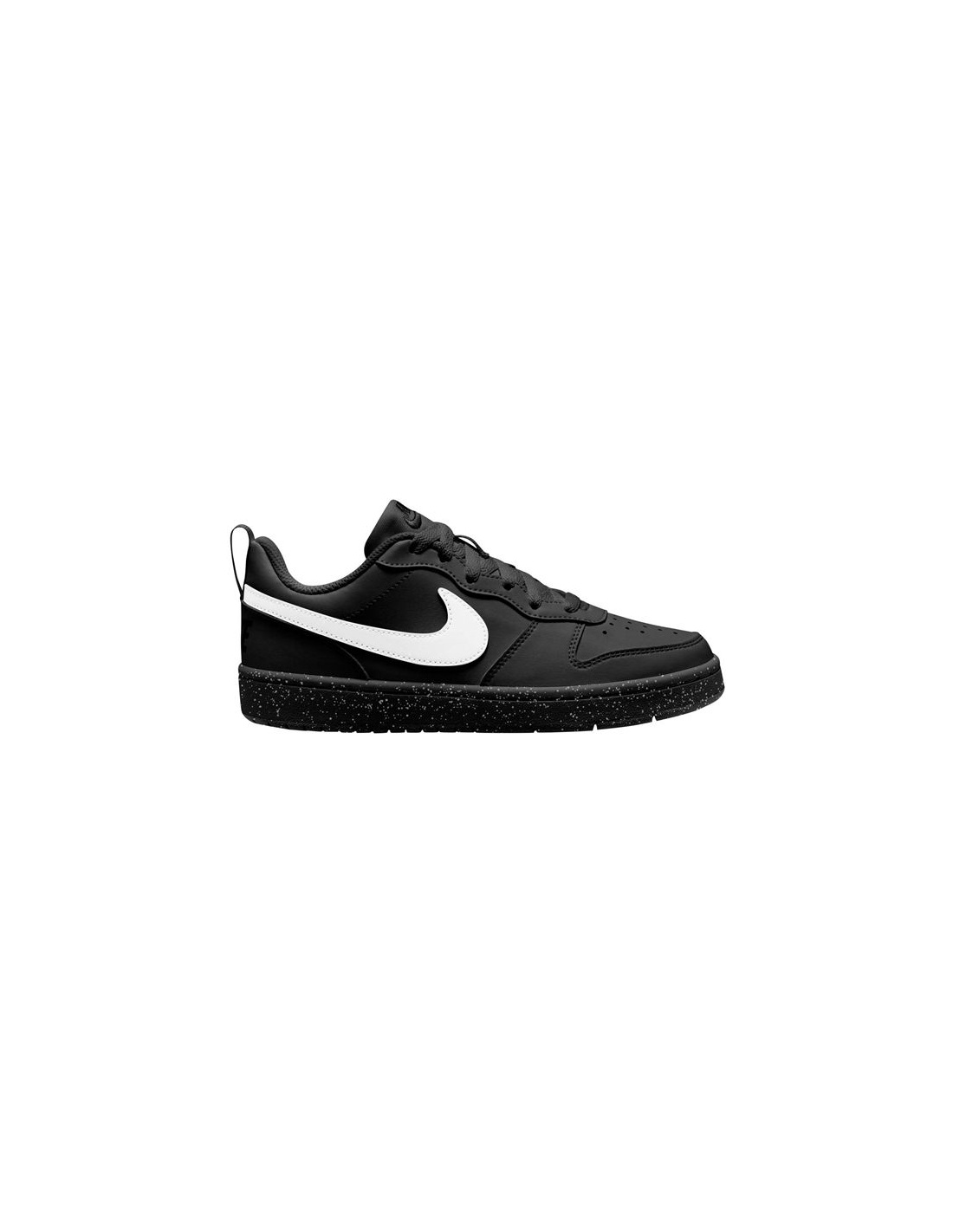 Nike Menino Multicolorido Sapatilhas Court Borough Low Recraft Preto