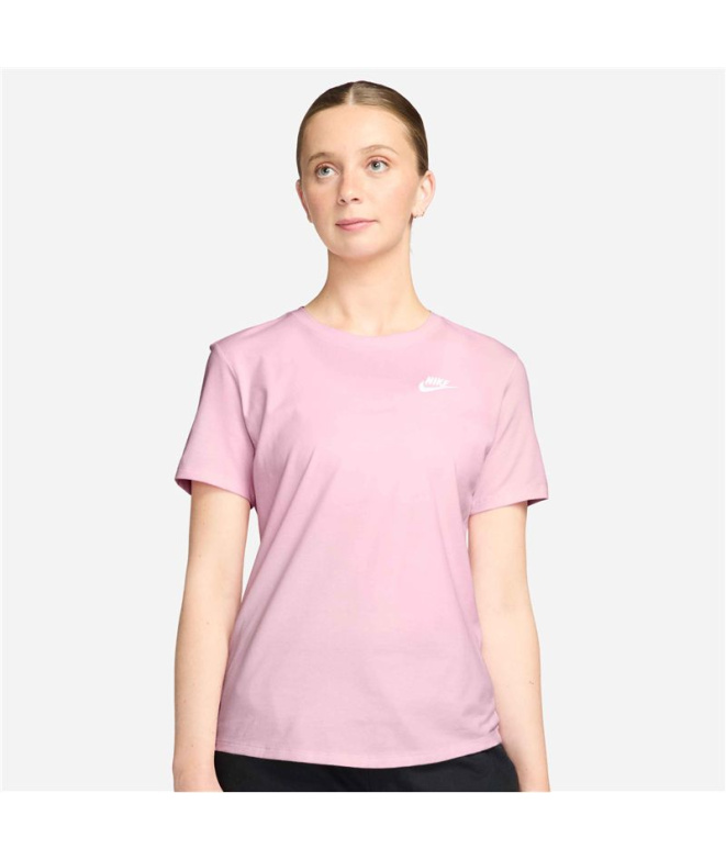 Camiseta Mulher Nike NSW Club SS vermelha