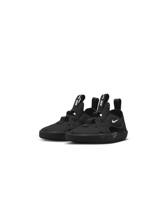Sandalias Nike Sunray Protect 4 Bebé Negro/Gris