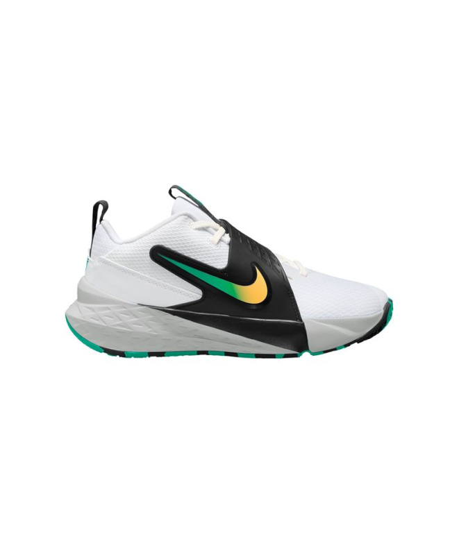 Zapatillas Nike Team Hustle D 12 Infantil Blanco