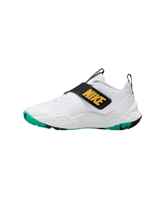 Zapatillas Nike Team Hustle D 12 Infantil Blanco