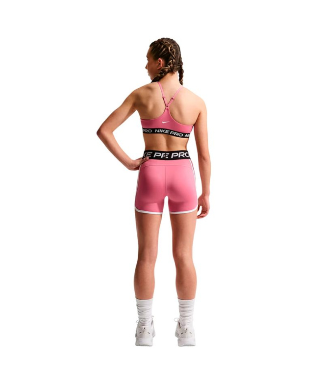 Sutiã esportivo Nike NP Indy para Menina vermelho