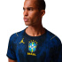 T-shirt Football Nike Brésil Mnk Dfadv Jsy Ss Match Aw3 Homme Bleu