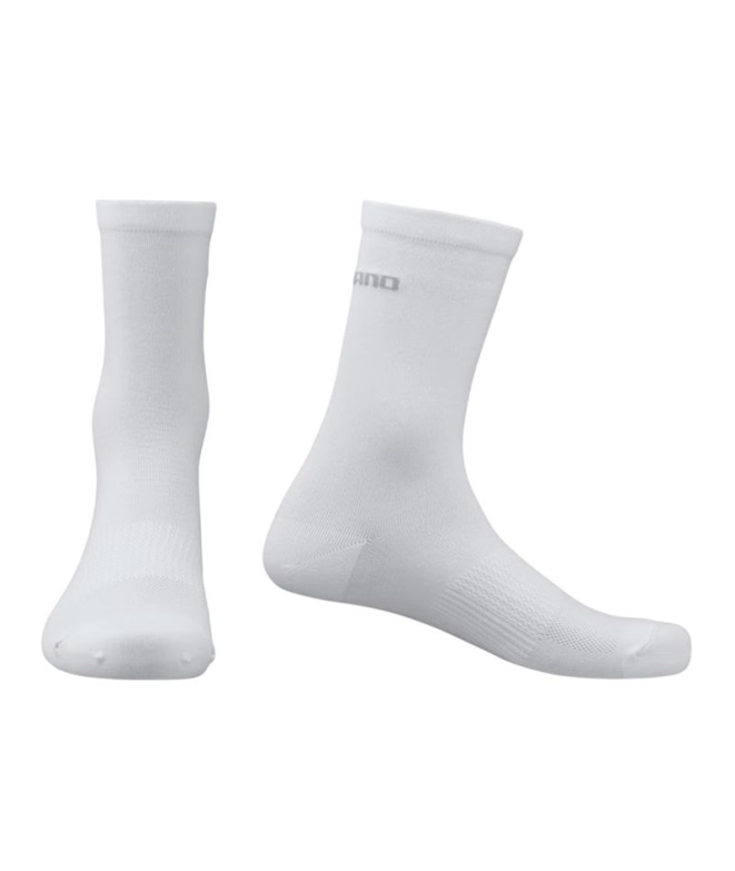 Calcetines de ciclismo Shimano Performance Blanco