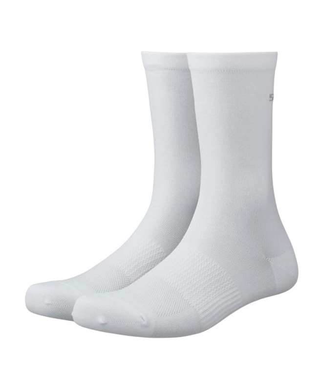 Chaussettes cyclisme Shimano Performance blanches