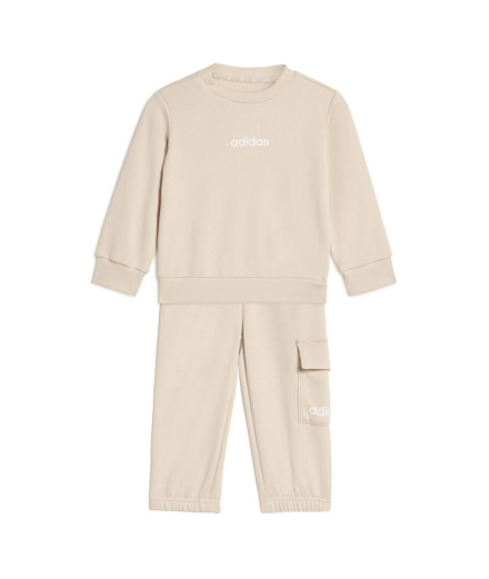 Chándal adidas Linear Fl Jog Infantil Licr/Blanco