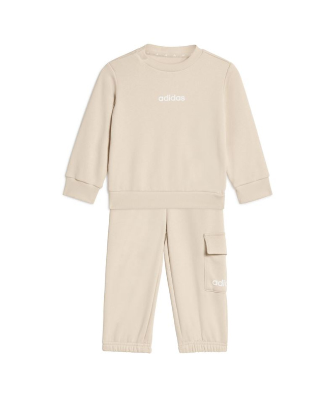 Survêtement Enfant adidas Linear FL Jog / Blanc