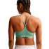 Sujetador Deportivo de Fitness Nike Df Indy Lgt Spt Mujer Gris