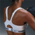 Brassiere de sport Fitness Nike Indy à maintien élevé, rembourré et ajustable Femme blanc
