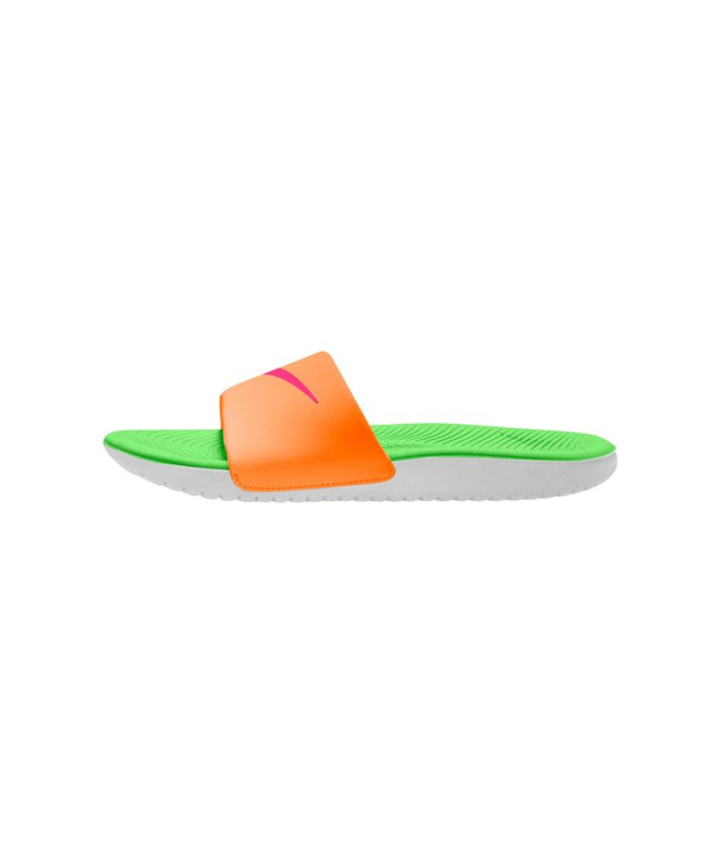 Chinelos Infantil Nike Kawa Slide (Gs/Ps) laranja