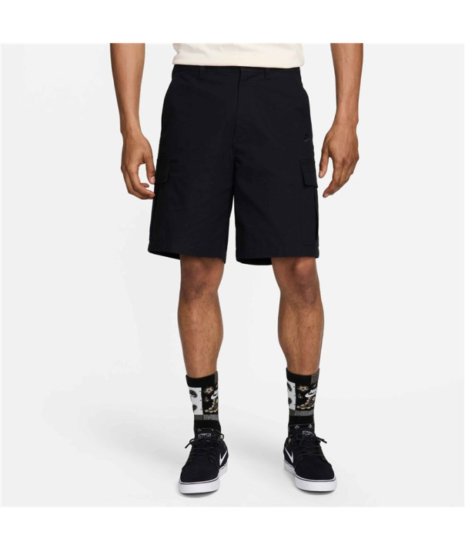 Pantalones Cortos Nike Club Wvn Cargo Hombre Negro
