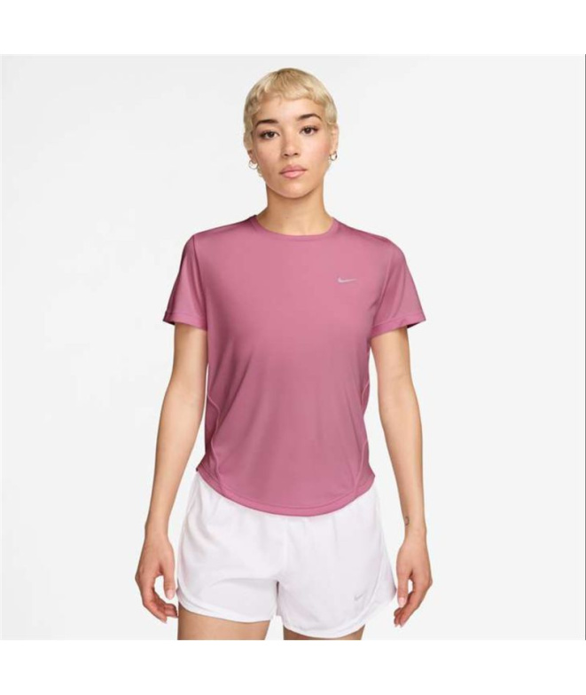 Camiseta Running Mulher Nike Tempo DF SS vermelha