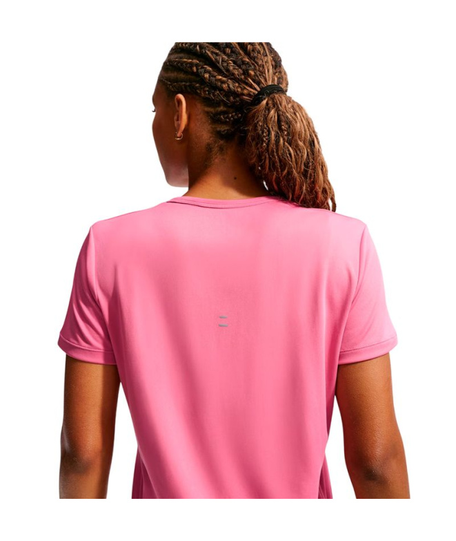 Camiseta Running Mulher Nike Tempo DF SS vermelha