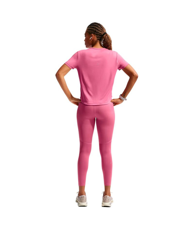 Camiseta Running Mulher Nike Tempo DF SS vermelha