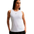 Camiseta Mulher Nike NSW Rib Tight, branca.