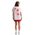 Camiseta Mulher branca Nike NSW Classic BF Cafe Tomato